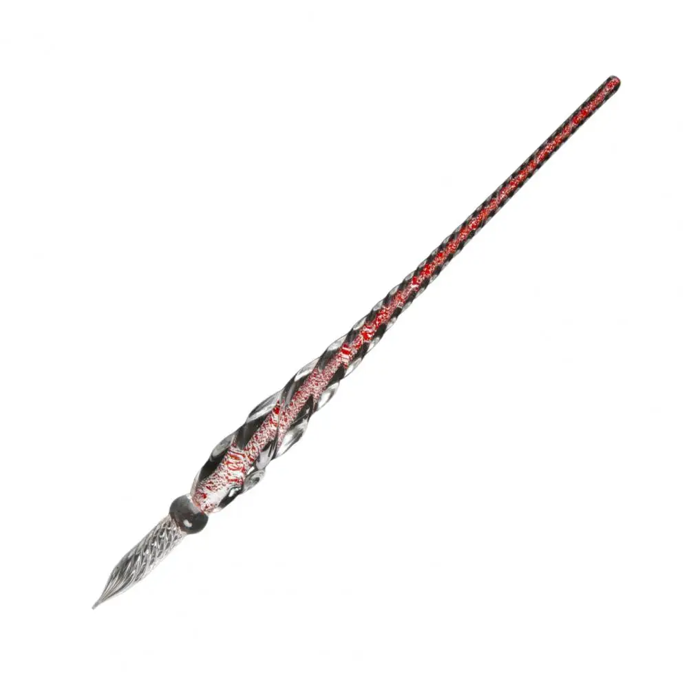 Colorful Dip Pen Paint Dipping Pen Elegant Glass for Calligraphy Painting with Smooth Lines Beautiful Color Effects Easy