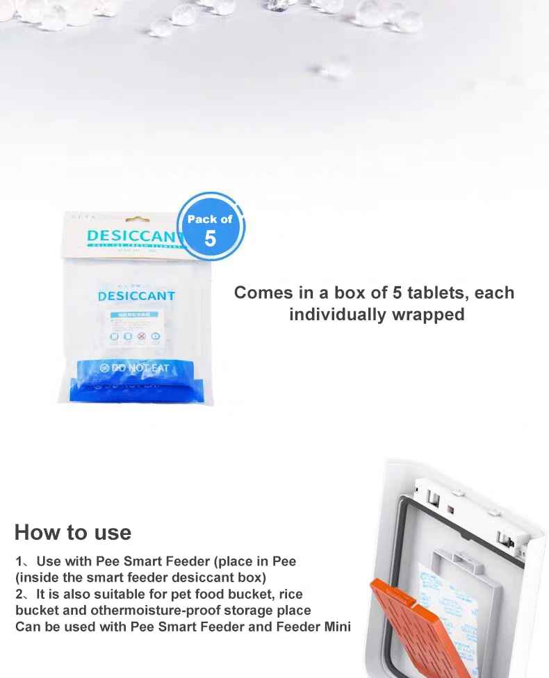 Title 2, PETKIT Smart Feeder Desiccant for Cat Dog Pets ...