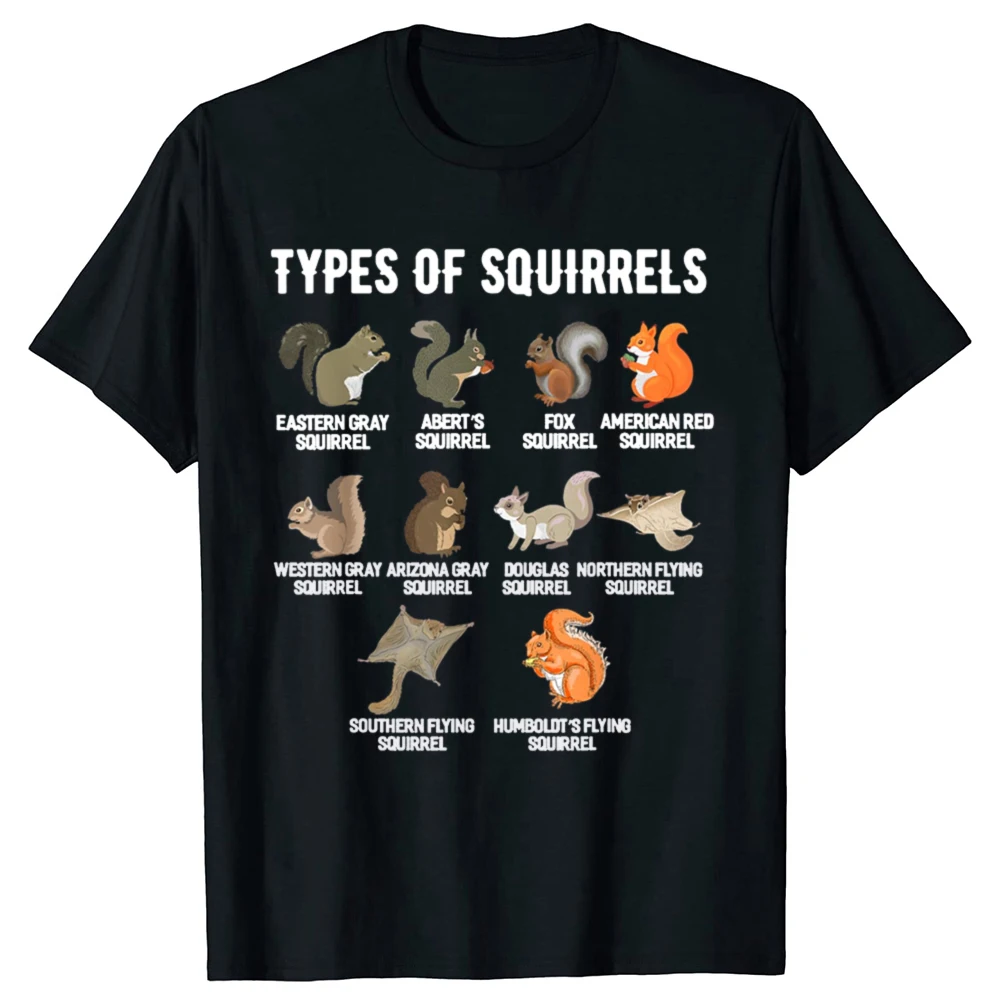 Funny Squirrel Graphic Unisex Cotton Oversized T-Shirt