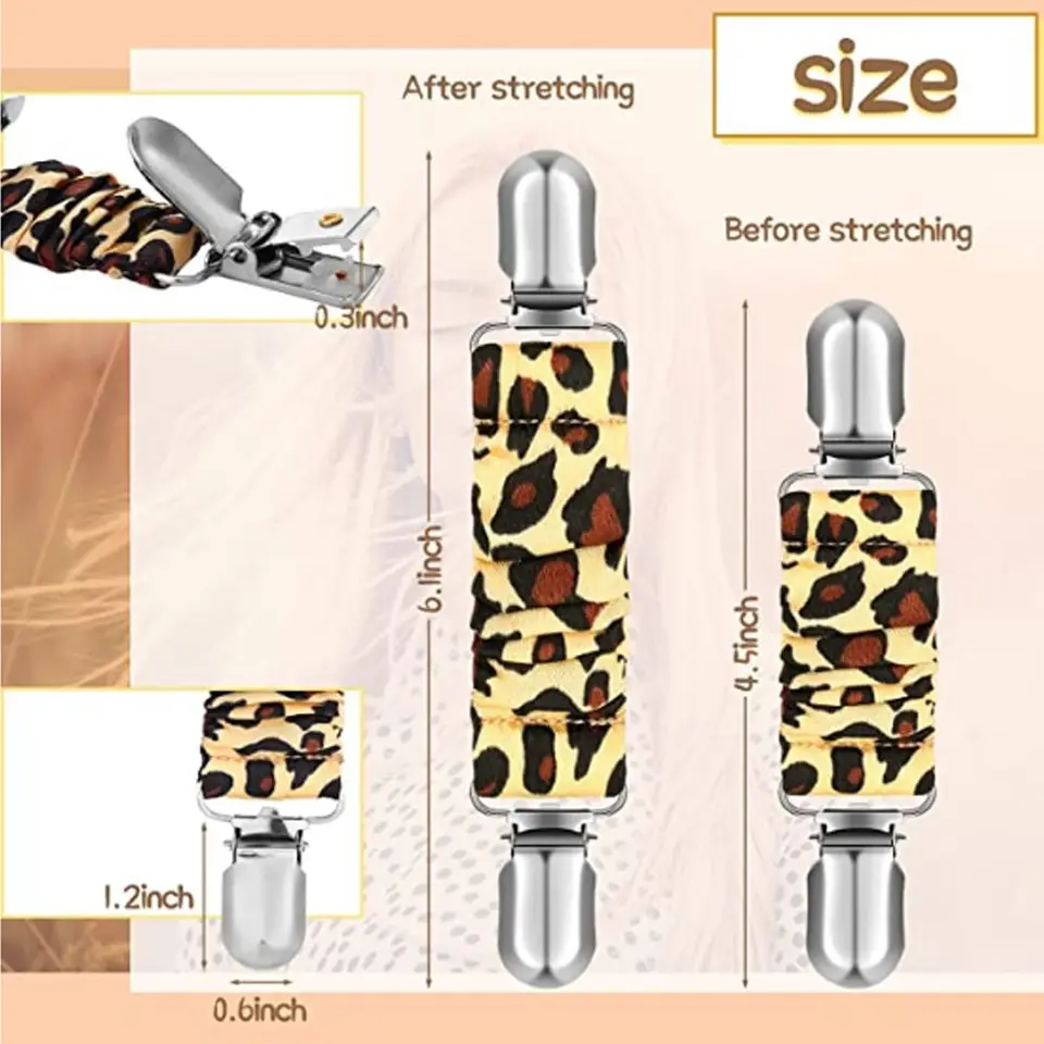 Lasuroa Kleider Clips Set - 9 Stück, Verstellbare Taillenspanner In 3 Farben & Größen