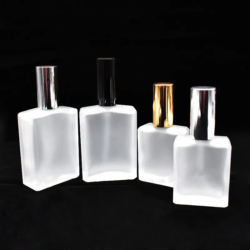 

15ml 50ml 100ml Frosted Glass Portable Refillable Perfume Bottle Cosmetic Container Empty Spray Atomizer Travel Sub Bottle