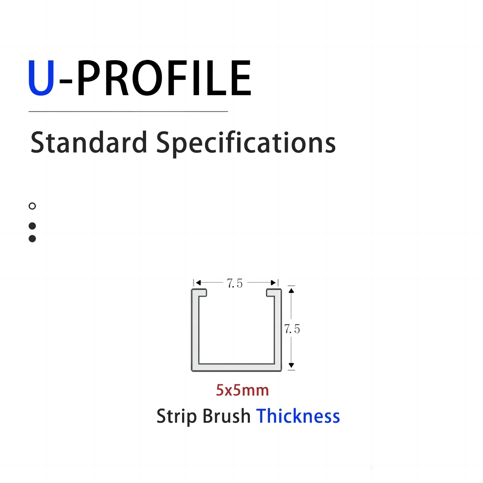 H-Typ Dichtungsstreifenbürste 8x8mm für Industrietüren, Fenster, Wetterschutz, Scheunen, Laderampen, CNC-Maschinen, Gehäuse – Staub-, Lärm- und Insektenschutz – Detail 16