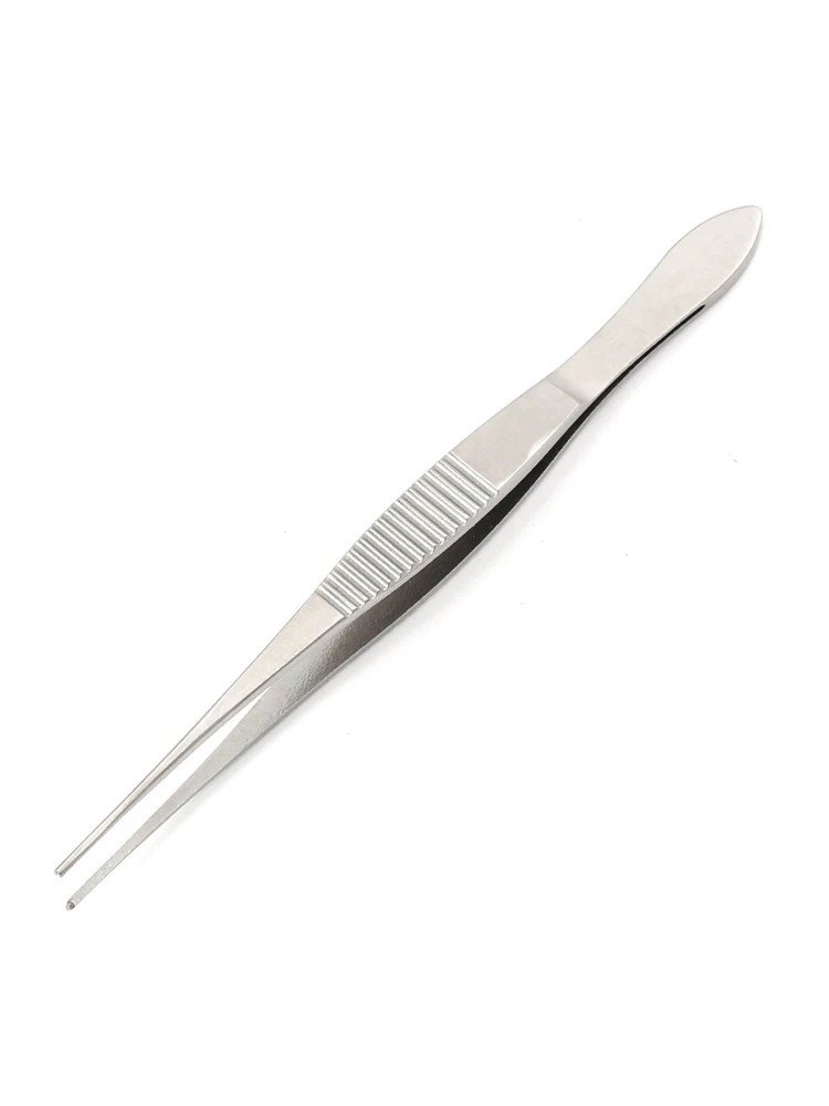Beauty Forceps Vision Tweezers Eye Use Forceps Straight/Curved Head Straight /Bend Hook Eye Tweezers Surgery Tool
