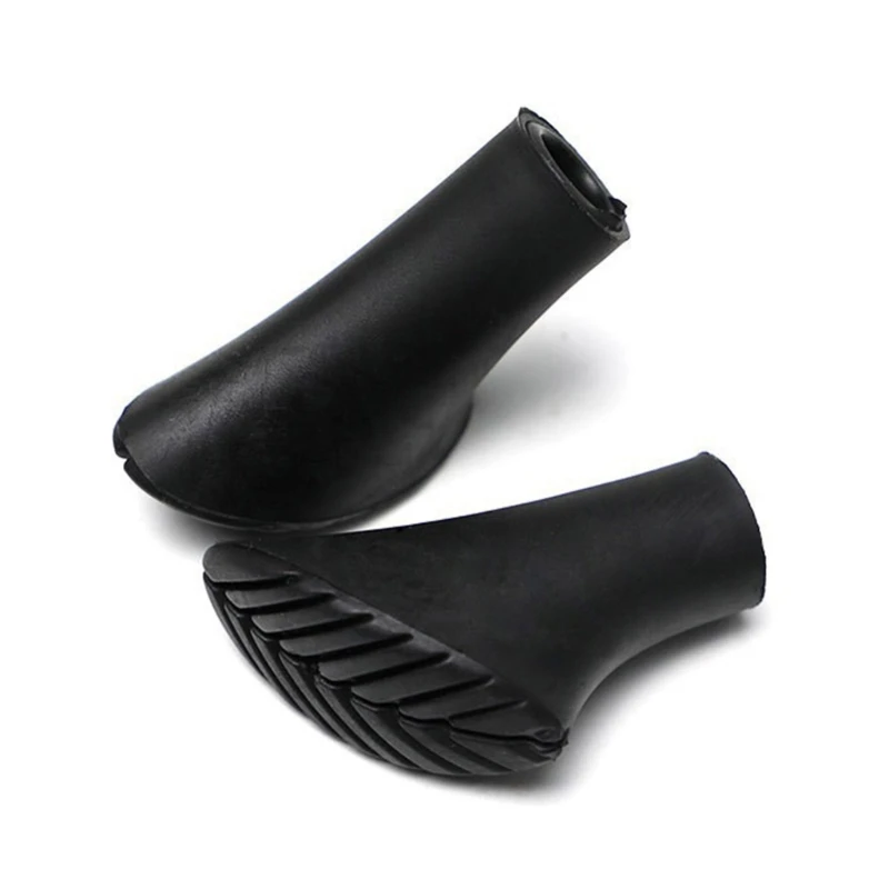 652D Walking Rubber Caps Hiking Protectors Cover Cane Tip Protect Pad