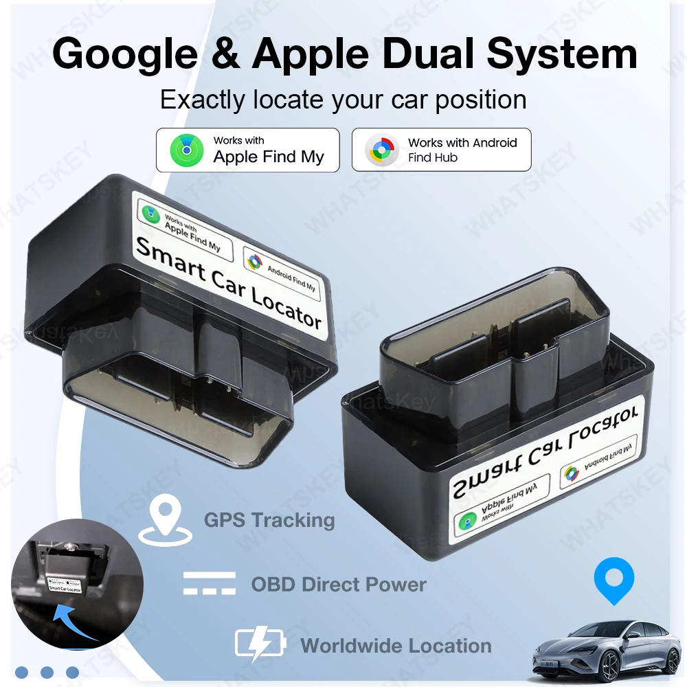 Mini Localizzatore GPS Smart Tag per Auto, Localizzatore GPS OBD per Dispositivi iOS e Android, Monitor GPS OBD, Dispositivo Anti-smarrimento - immagine 5