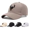 High Quality Unisex Animal Antlers Embroidery Baseball Net Caps Spring and Summer Outdoor Adjustable Casual Hats Sunscreen Hat 1