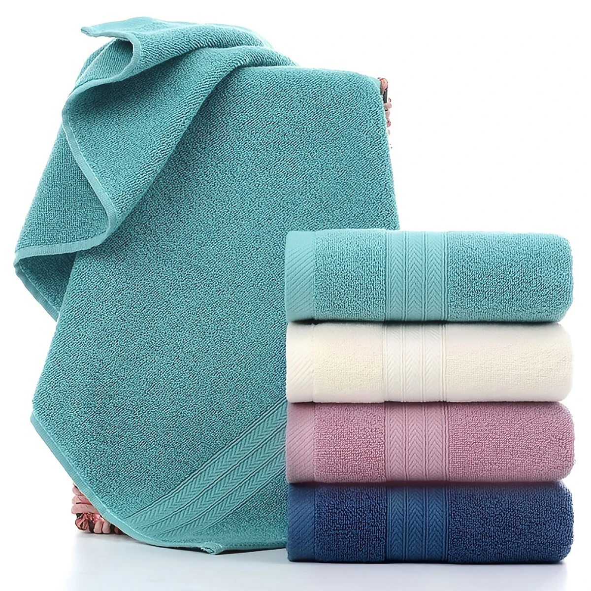 Towel than pure cotton absorbent quick dry hair wash for men and women hair soft large face towel