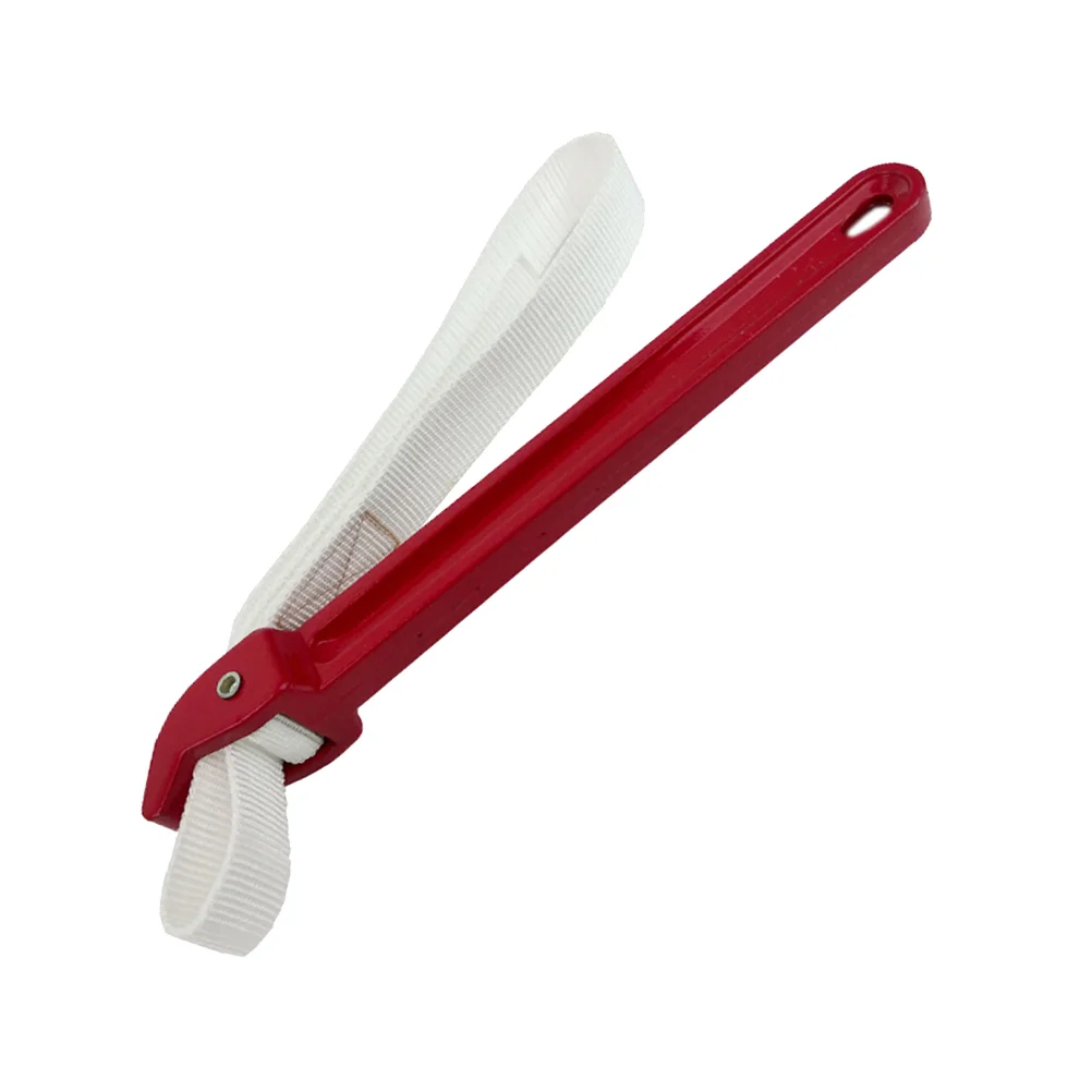 

12 inch Aluminum Handle Oil Filter Wrench Adjustable Belt Disassemble Auto Car Oil Filter Spanner Removal Tool