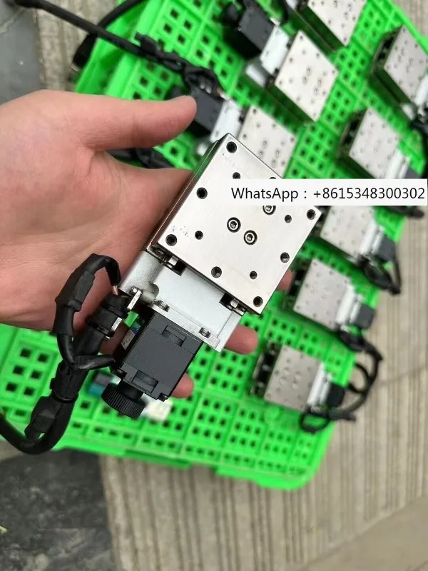 

Electric slide XY optical positioning platform tabletop with an accuracy of 60 ± 0.5 μ M stroke 20mm