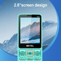 MKTEL M82 Feature Phone 2.4inch Display Dual Sim Dual Standby MTK6261M 1800mAh MP3/MP4/FM/Radio/Bluetooth/GPRS/GSM 850/900/1800/ 2