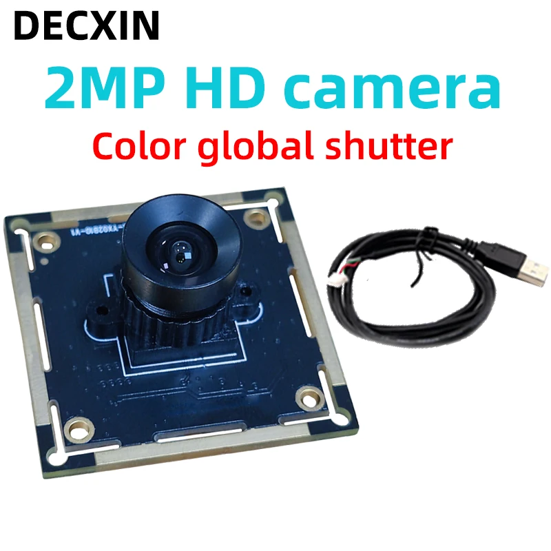 Módulo de Câmera de Exposição Global Chip Og02b10 Milhões de Pixels hd Color 60 Quadros Usb 2.0 Driver