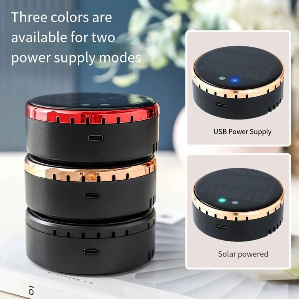 HD-2305 Car Air Purifier Solar-Powered Vehicle Air Purifier Car Oxygen Bar with Ozone and Negative Ion Odor Elimination air purifier