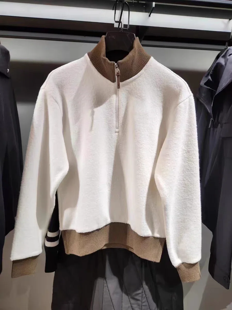 

Golf High Neck Apparel Women's Fashionable Simple Sports Outdoor Korean High Ball Versatile Cardigan