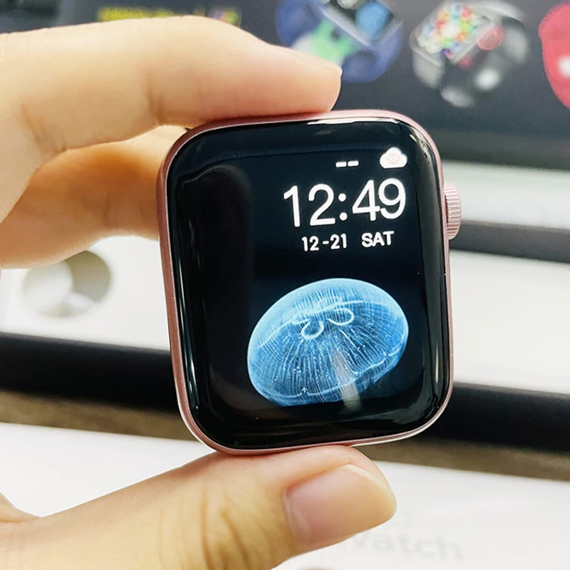 Original HW22 plus Smart Watch 44mm DIY Dial Bluetooth Answer Call Wireless Charger Alarm Clcok Smartwatch PK IWO13 W56 W66 HW1