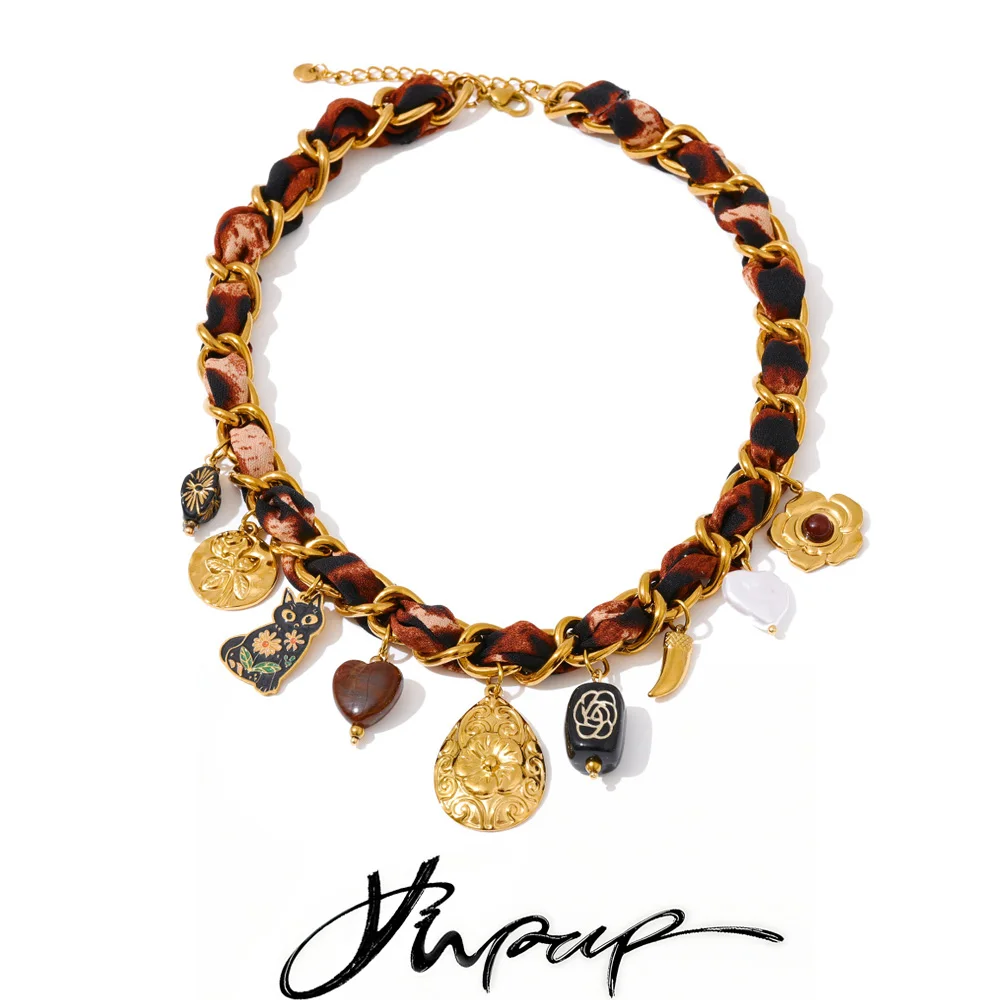 Yhpup Handmade Statement Necklace