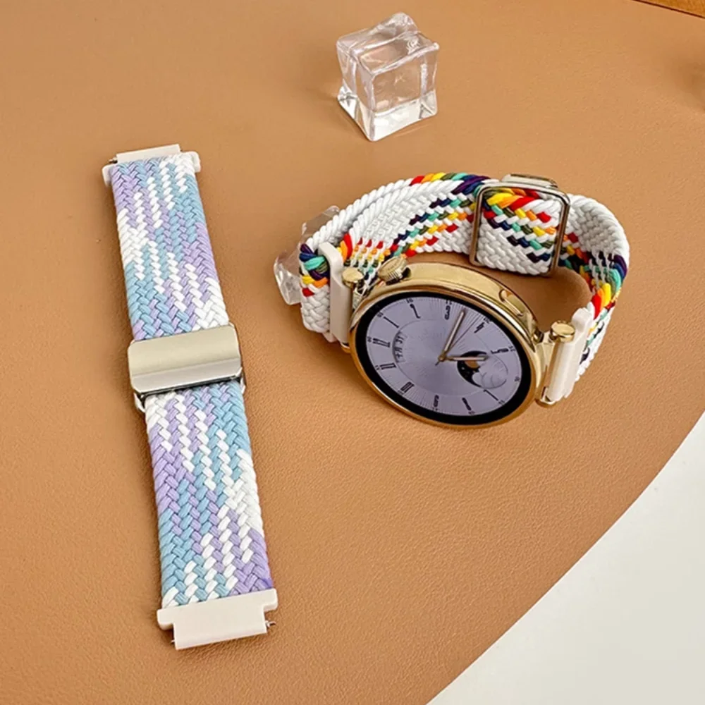 Magnetic Adjustable Nylon Braided Strap - 18mm Wristband