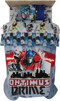 Transformers Battle in Brooklyn Optimus Prime Kids Super Soft Comforter and Sheet Set with Sham, 4 Piece Twin Size, (Official Li 1