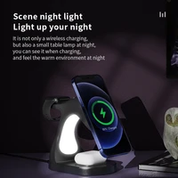 30W 3 in 1 Magnetic Wireless Charger Stand for iPhone 14 13 12 Pro Max Apple Watch Airpods Induction Fast Charging Dock Station - Image 5
