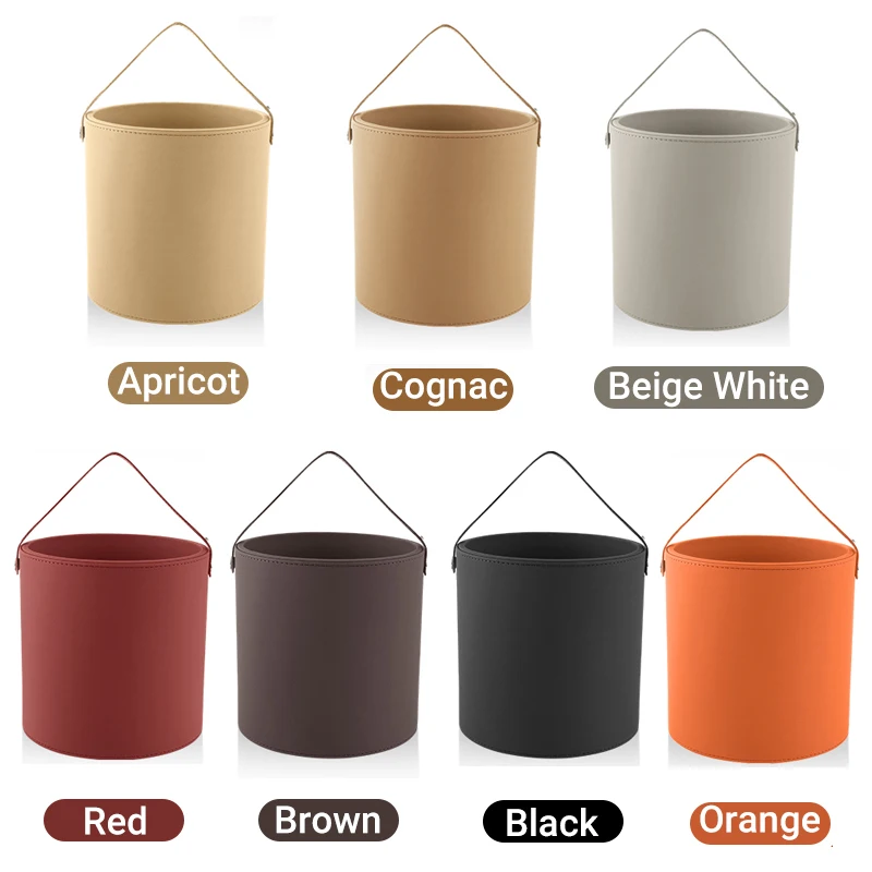 For Audi A1 A3 A4 A5 A6 A7 A8 S3 S4 S5 S6 S7 Q3 Q4 Q5 Q7 Q8 TT TTS Etron Quattro Car Circular Trash Can Garbage Dust Pocket Bin