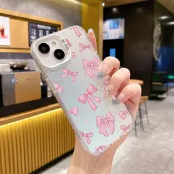 Laser IMD Pink Bowknot Cellphone Case Cover for Nova 9(Honor 50) (S12101)