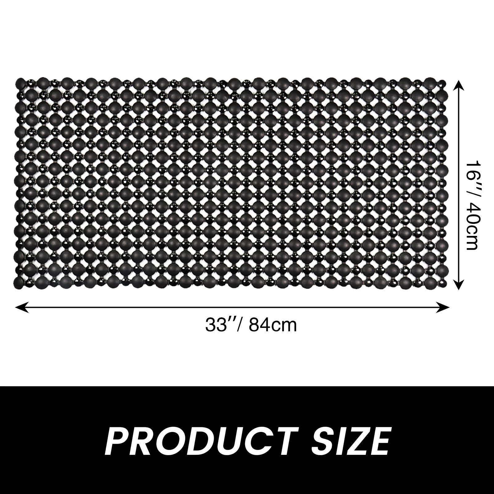 

Non-Slip Bathtub Mat with Strong Suction Cups,Non Slip Shower Mat,Mildew Resistant Bathtub Mat for Tubs and Showers