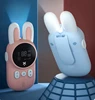 New 2PCS Rabbit Walkie Talkie 3KM Range Handheld Transceiver UHF Radio Lanyard Children Birthday Gift Mini Kids Toys Interphone 6