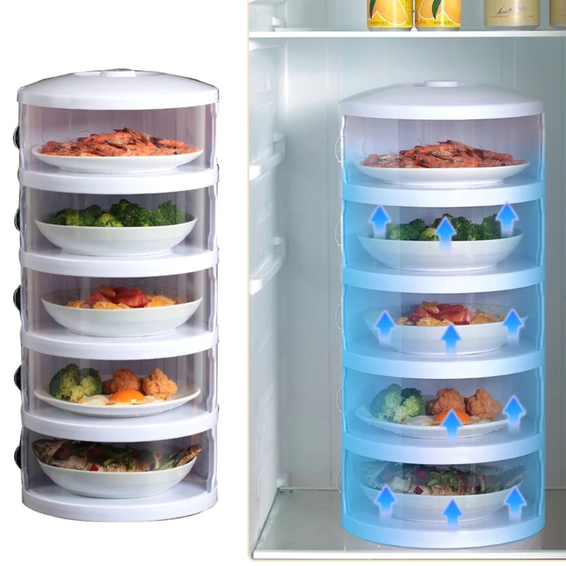 Multilayer Insulated Vegetable Cover Stackable Food Protection Box