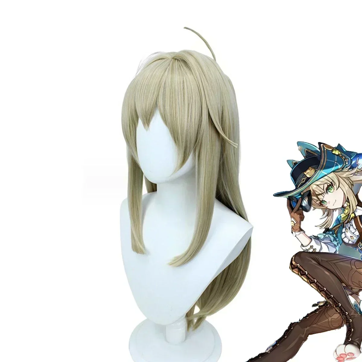 thumbnail image 1 of Juego de cosplay de Kirara Genshin Impact Phantom in Boots, vestido de cosplay de Kirara, peluca, sombrero, juego de rol de anime, trajes de fiesta de Halloween, 1 of 5
