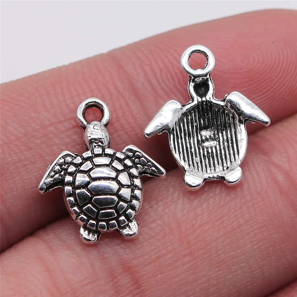 car charms 20pcs Trendy Animals Sea Turtle Beads Charms Connector Fit Necklaces Pendants Bracelets Handmade DIY Jewelry Accessories pandora butterfly charm Charms
