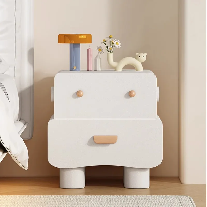 Kids Bedside Table Nightstand Cabinet Nightstands Night Furniture Tables Children Desk Drawer Cute Table Comodino Bedroom Mini