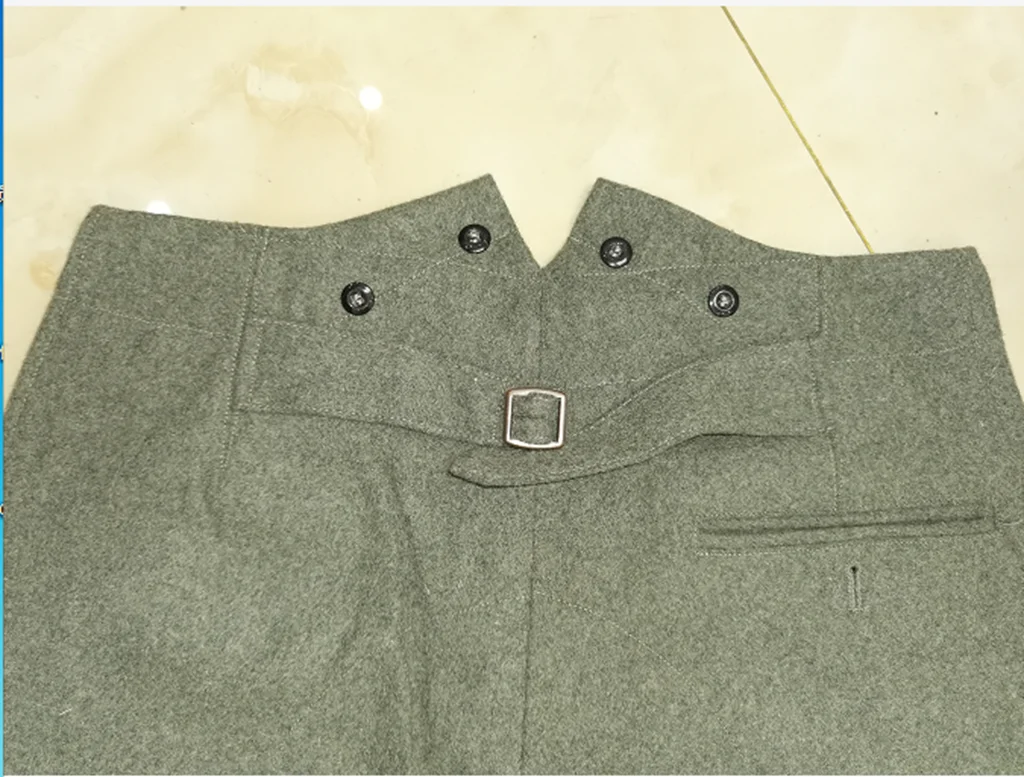REPRO WWII WW2 GERMAN Soldier 1943 M37 WH EM FIELD WOOL trousers pants Military uniform tactical pants