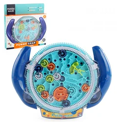 Children's Educational Magic Puzzle Maze Toy - Brain Teaser & Stress Relief Game (Blue)