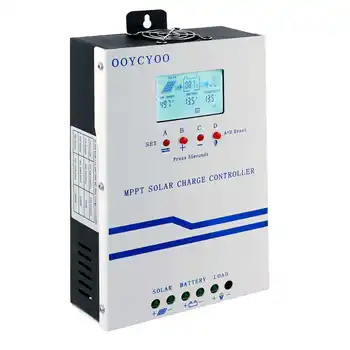 100V INPUT 48V12V24V60A solar controller MPPT wide voltage input photovoltaic power generation charging controller host