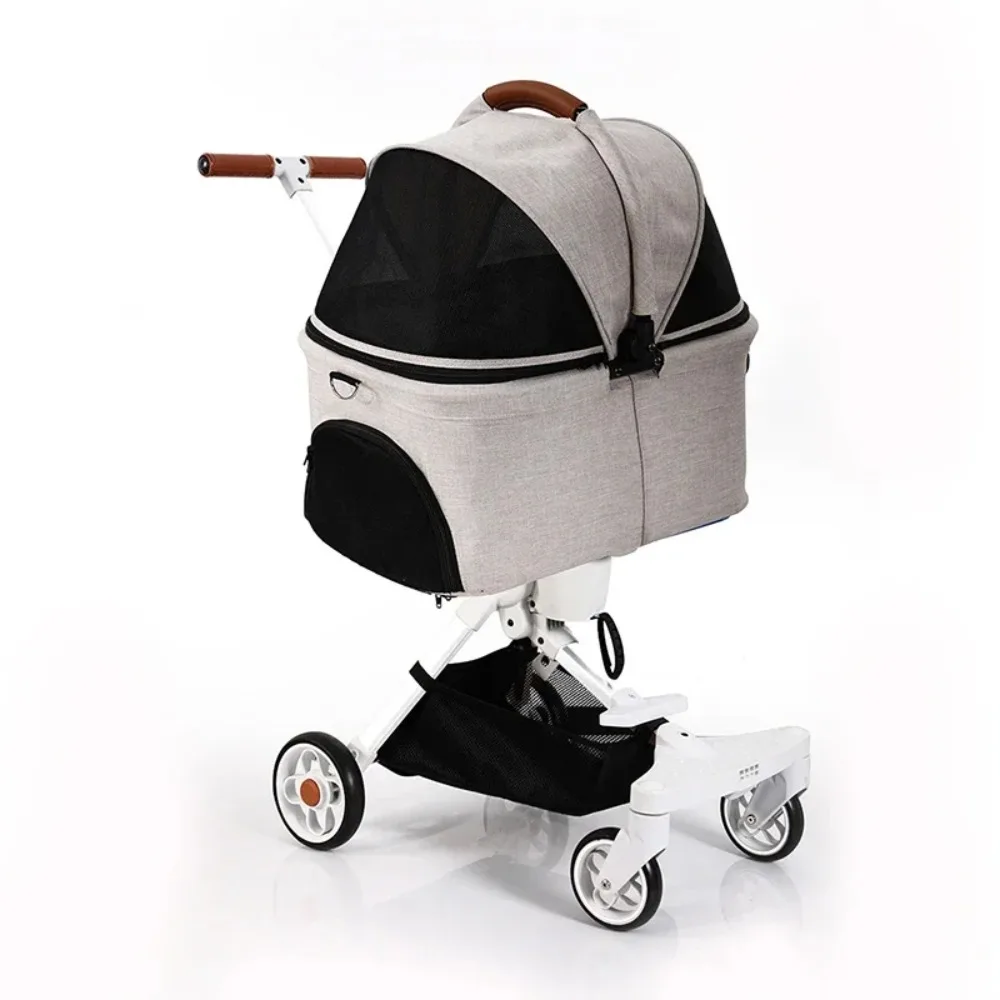 4003-a9dbea.jpg Whole Sale Luxury Pet Cat Stroller Dog Wheels Outdoor Travel Pet Carrier Backpack