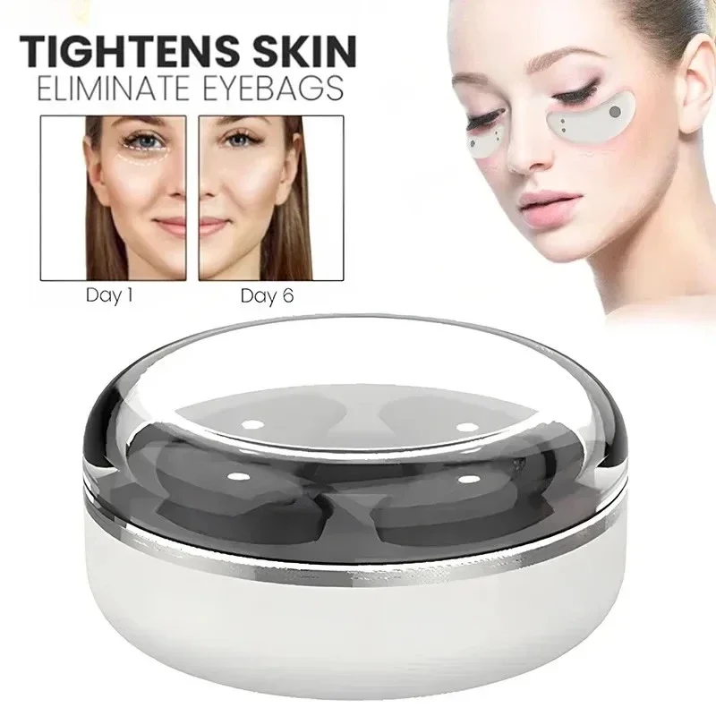 Eye massager Led red light eye massager care therapy Ems pulse microcurrent relieve fatigue reduce dark circles lines swelling anti-wrinkle