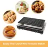 Dutch Pancake Baker, 50PCS Electric Nonstick Pancake Maker 1800W, 1.6" Commercial Muffin Maker Machine for Home Kitchen Restaura 4