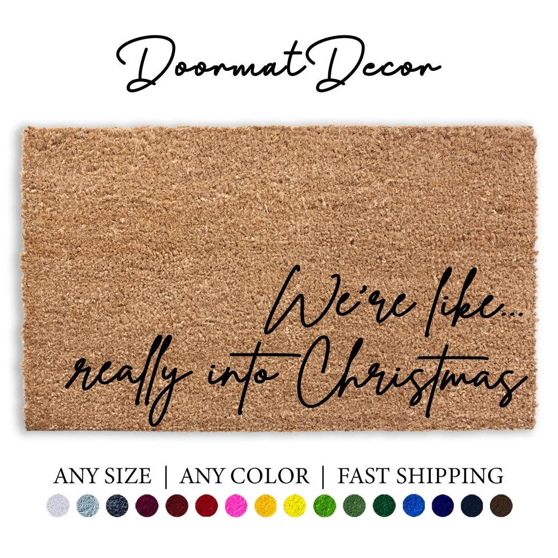 'Ci Piace Davvero Al Natale Zerbino Divertente Tappeto Natalizio Tappeto Letto Per Camera Da Letto Coperte E Plaid Piccolo