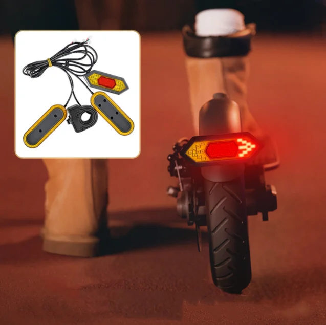 Turn Signals Light Safety Warning LED Taillight For Xiaomi Mi M365 1S