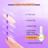 Makartt Nail Glue and Nail Dehydraor Set, Super Strong 7ML Nail Glue for Press on Nails and Acrylic Fake Nails Tips Manicure 6
