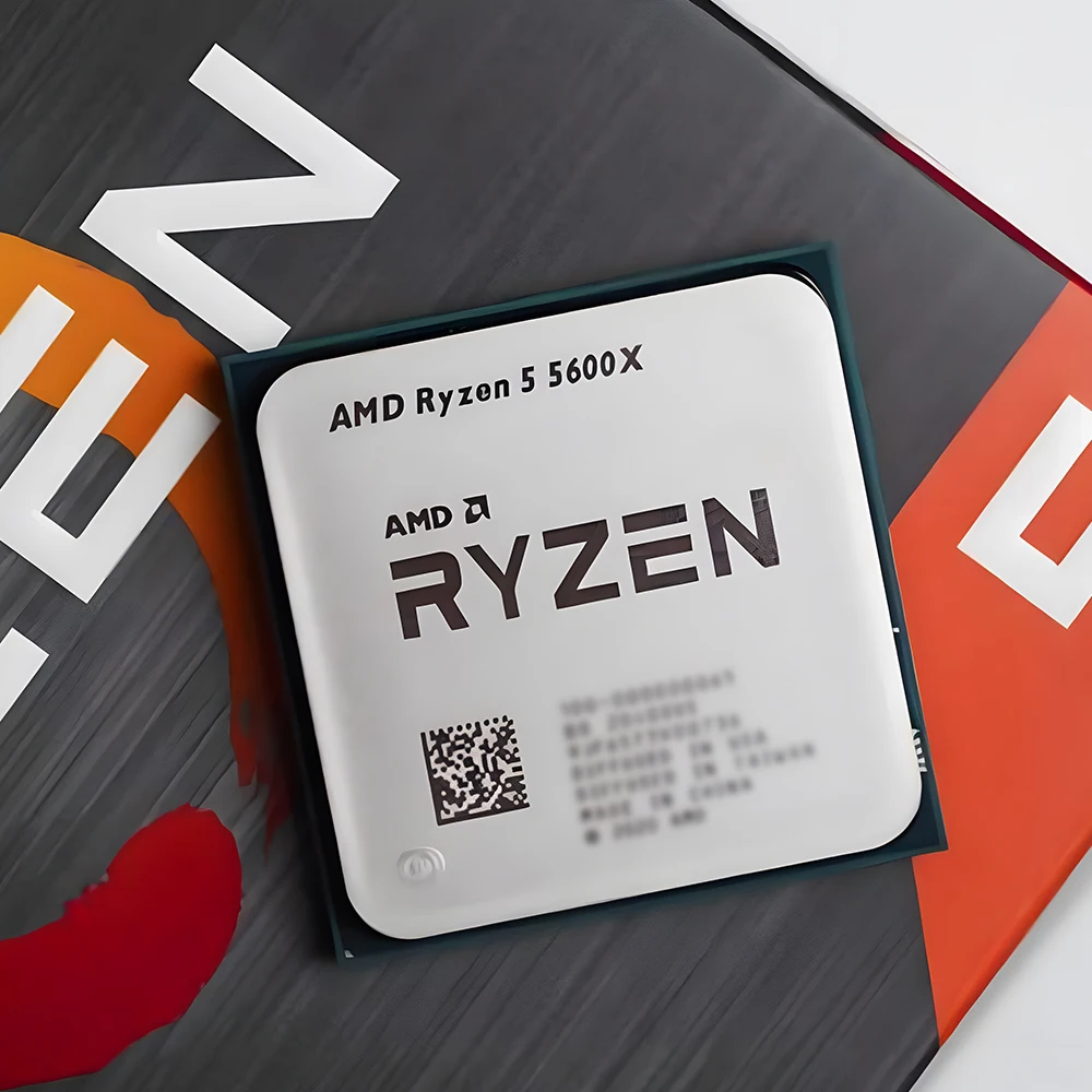 AMD Ryzen5 5600X 6 core 12 thread 32 MB L3 Cache AM4 PCIe&reg; 4.0 DDR4 Ryzen 5000 Series 65W Desktop Gaming CPU cpu processor
