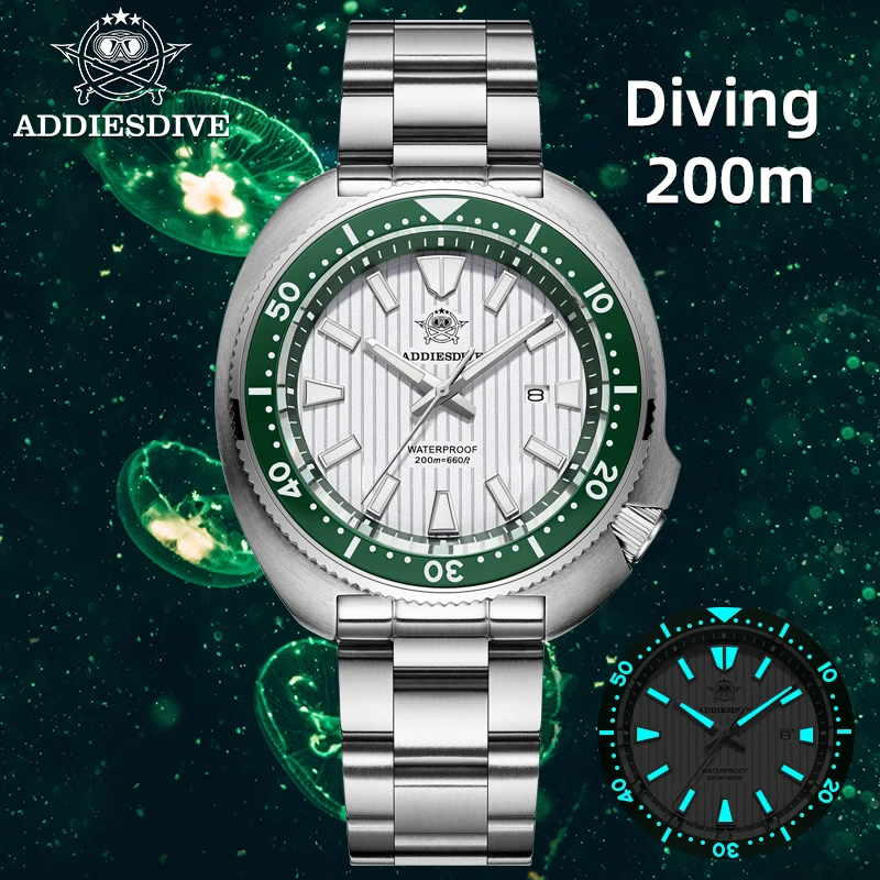 新品　ADDIESDIVE AD2507 ダイバーズ 200m防水 クォーツ 新品 ADDIESDIVE AD2507 ダイバーズ 200m防水 クォーツ Amazon
