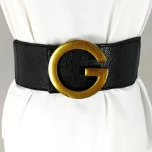 

Designer Belts For Women High Quality Corset Belt Luxury Wide Cinturon Mujer Elastic Cummerbund Plus Size Stretch Ceinture Femme