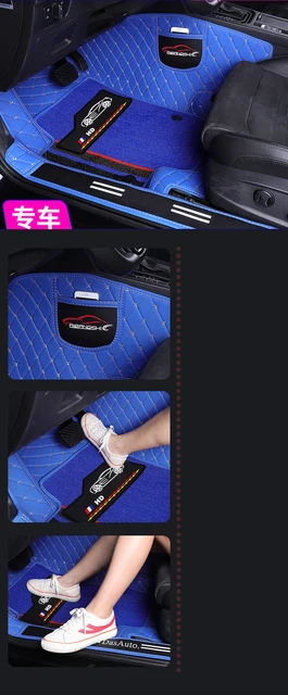 Car Special Interior Automobile Floor Mat, Custom Floor Mats For Most Cars  Designated badge logo Car Brand Model Year -Blue - AliExpress