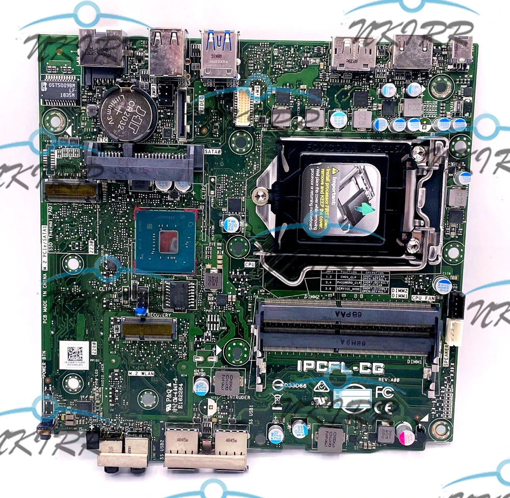 

IPCFL-CG NV0M7 3KWTV CN-0NV0M7 CN-03KWTV LGA1151 DDR4 System Main Board MotherBoard for DELL Optiplex MICRO 3060 3060M MFF