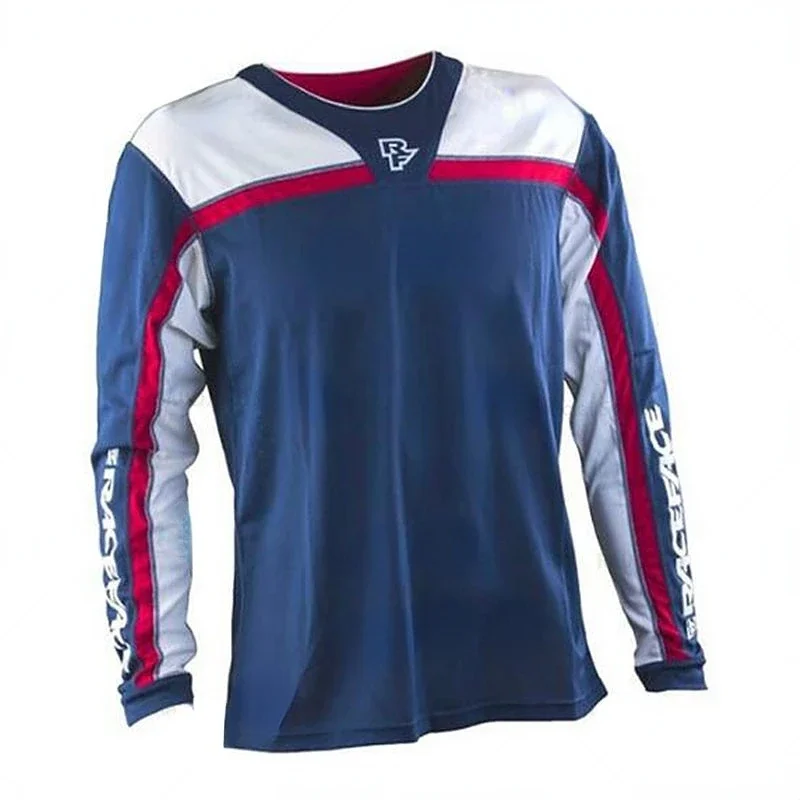 thumbnail image 1 of Sudadera de manga larga para deportes al aire libre para hombre, camiseta de ciclismo de descenso para motocicleta profesional de secado rápido, 1 of 4