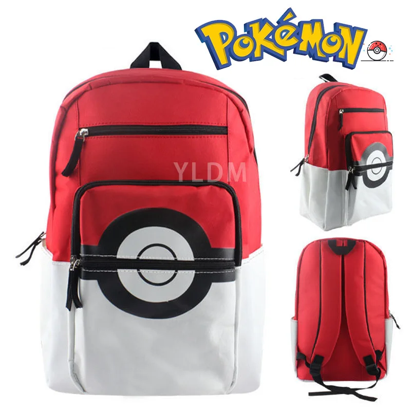 New Anime Pokeball Backpack Bento Bag for Boys Girls Kid Pokemon Pikachu  Cute Students School Bag Travel Bag Child Birthday Gift - AliExpress