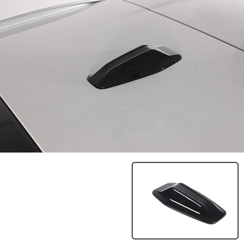 Car Shark Fin Antenna Cover Trim For BMW X1 U11 + Radio Signal Base Sticker window door cover trim car radio mast