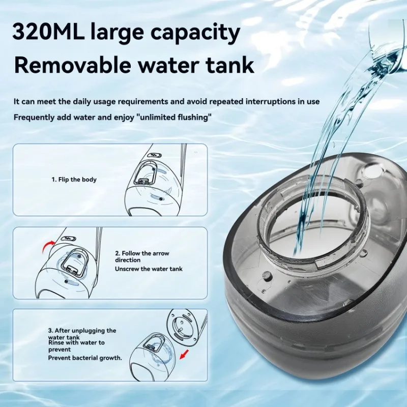 【추천】워터 플로서 IPX7 방수, 긴 배터리 수명, 다중 노즐이 있는 전기식 - 치아 청소 장치용 고급형