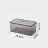 Desktop Tissue Box Nordic Simple Ins Transparent Home Living Room Tissue Box Restaurant Napkin Storage Box 6