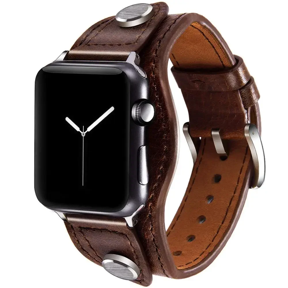 Retro Strap for Apple Watch Band Series se 5/4/3/2 44mm 40mm